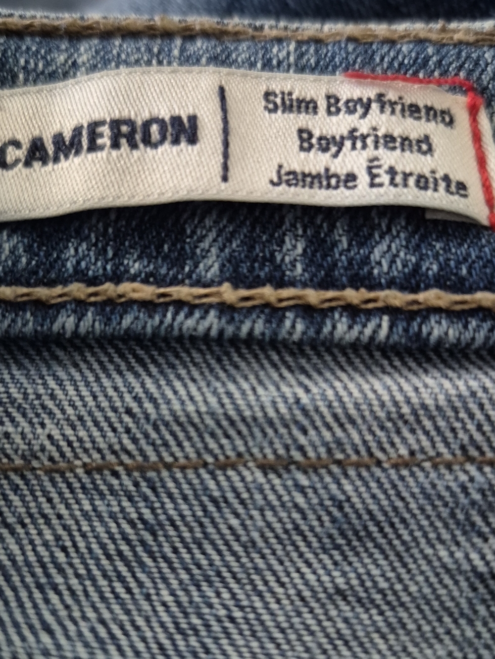 True Religion Light Blue Straight Leg Jeans with Navy Floral Embroidery - Picture 5 of 5